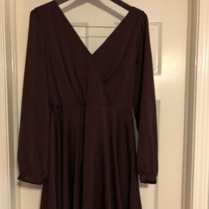 Express long sleeve dress size M